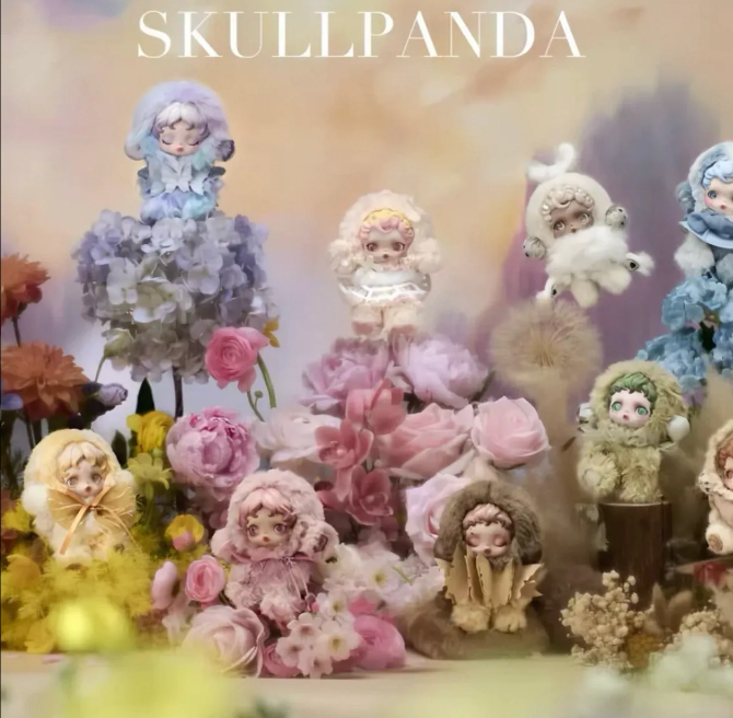 POP MART SKULLPANDA Light Woven Garden Series Vinyl Plush Pendant