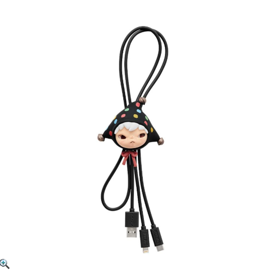 POP MART Hirono Ono Echo Series-Two-in-one Charging Cable Blind Box