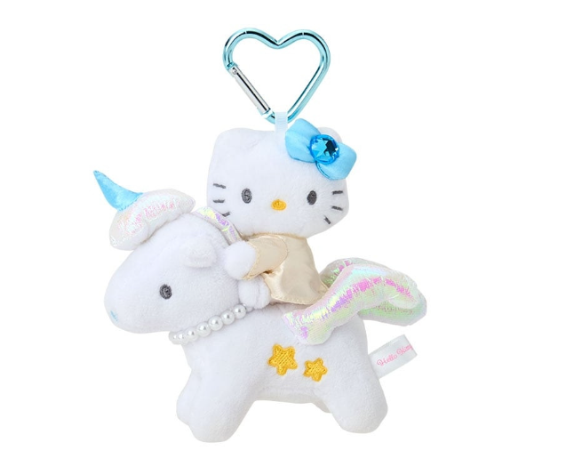 Japan Limited SANRIO Hello Kitty Premium Mascot Pegasus Keychain