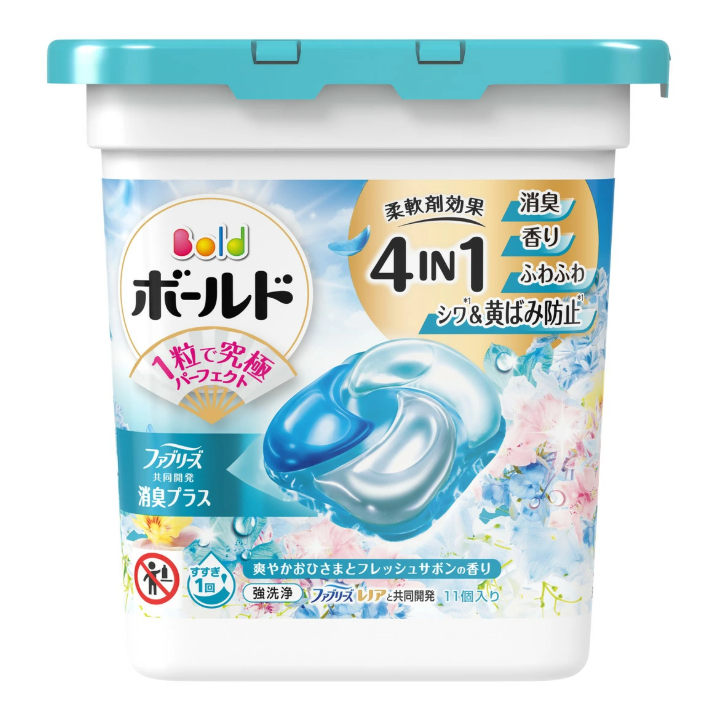 Japan P&amp;G 4-in-1 laundry ball - blue 11 pieces