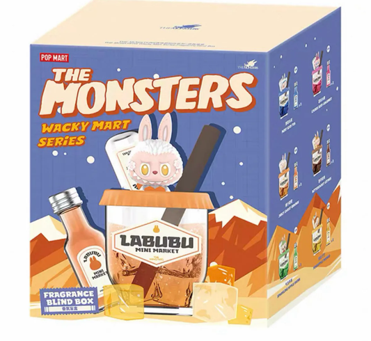 POP MART POPOP MART THE MONSTERS LABUBU Indoor Aromatherapy Cocktail Shaped Funny Convenience Store Series-Blind Box