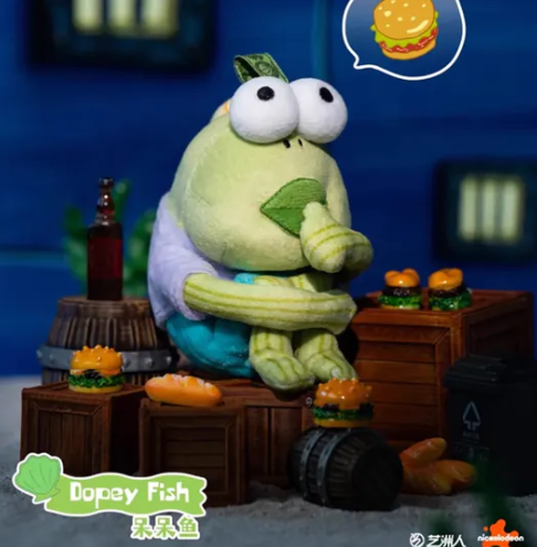 POP MART SpongeBob Bikini Bottom Residents Plush Series Pendant Blind Box