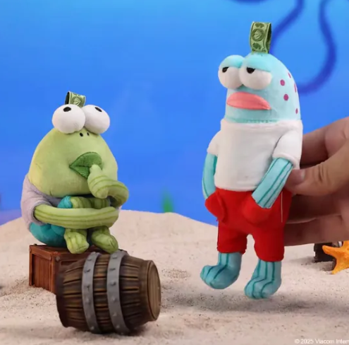 POP MART SpongeBob Bikini Bottom Residents Plush Series Pendant Blind Box