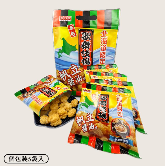 Japanese Hokkaido Limited Edition Kabukicho Scallop Soy Sauce Flavor 85g