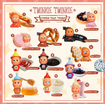 POP MART TWINKLE TWINKLE CREATE YOUR TASTE-系列B盲盒