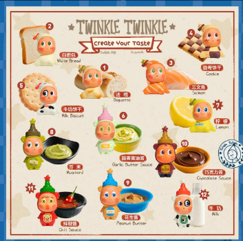 POP MART TWINKLE TWINKLE CREATE YOUR TASTE-系列A盲盒