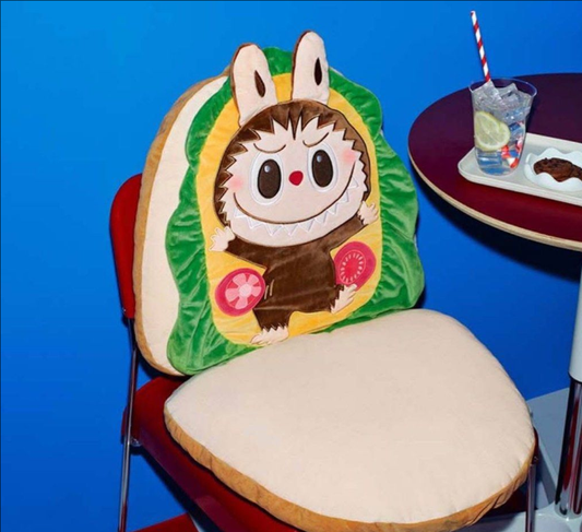 POP MART The Monster Labubu怪味便利店系列三明治靠枕