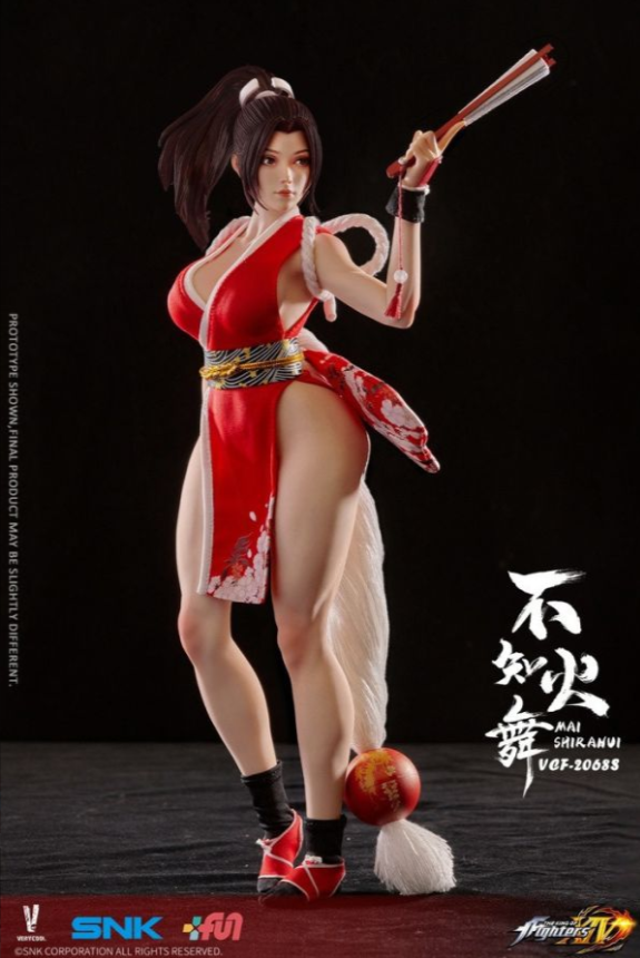 1/6 SNK Officially Licensed King of Fighters XIV Mai Shiranui Straight Bangs Version Action Figure VCF-2068S