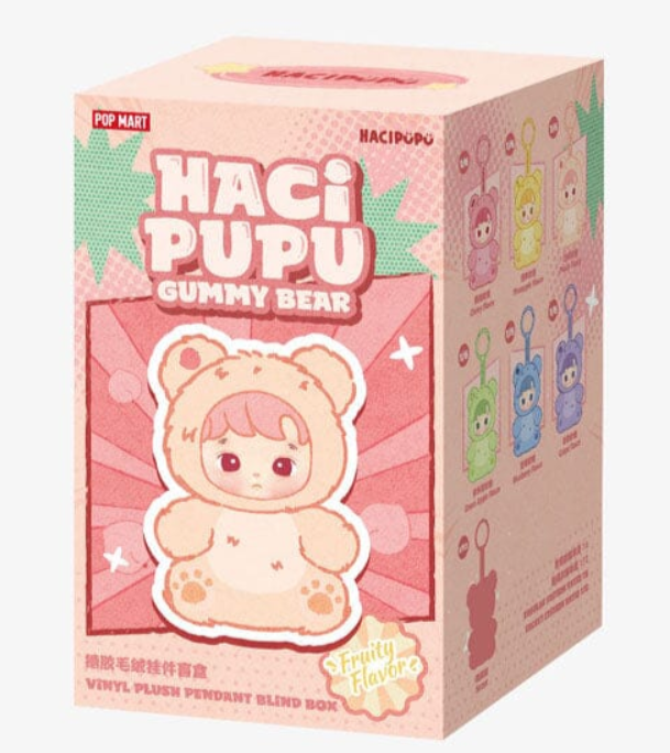 POP MART hacipupu小熊软糖系列搪胶挂件盲盒
