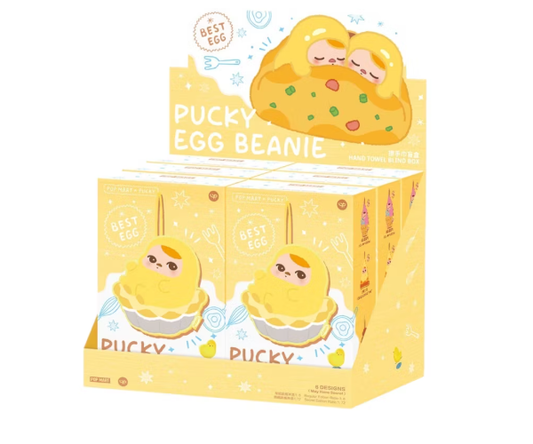 POP MART Pucky蛋蛋豆子毛巾系列盲盒