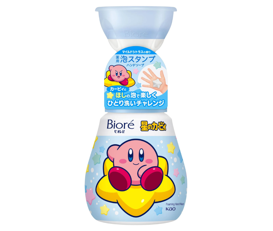 Biore Japan Limited Edition Kirby Foaming Hand Sanitizer - Two Options - 240ml