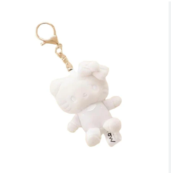Japanese sanrio X me% hellokitty white leather pendant