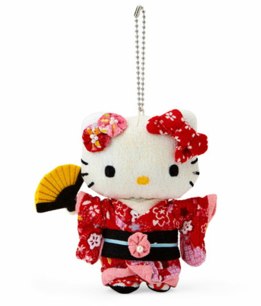 日本限定Sanrio Hello Kitty 红色和服挂件