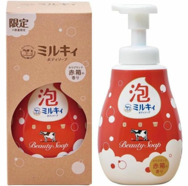 Japanese COW Milk Shower Gel-550ml Limited Edition Packaging