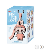 POP MART Labubu V4 Heart Decoding Series Vinyl Plush Pendant Blind Box-(NZ)