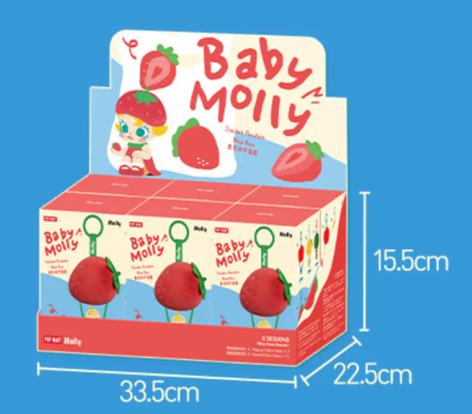 POP MART Baby Molly 果色添香香包系列挂件盲盒