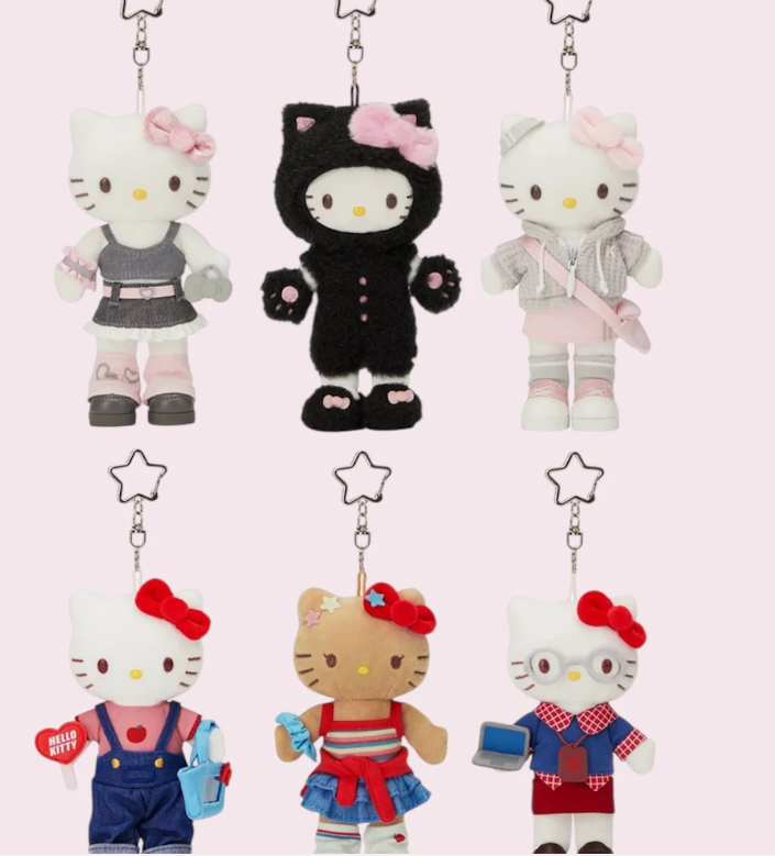 Domestic Sanrio limited edition new long-legged Hello Kitty one-day pendant-(various styles available)
