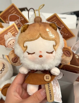 POP MART 泡泡萌粒咖啡工厂系列毛绒挂件（盲盒明盒选择）