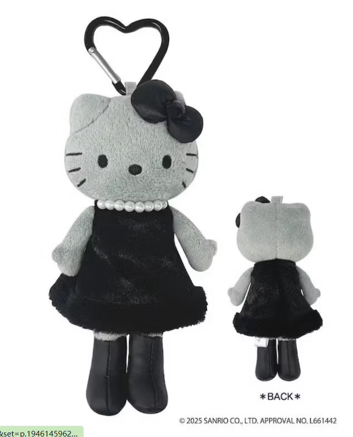 日本限定2025 HELLO KITTY黑脸长腿挂件-（三款可选）