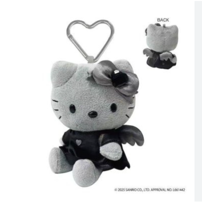 Japan Limited HELLO KITTY Black Angel Pendant-(two optional)