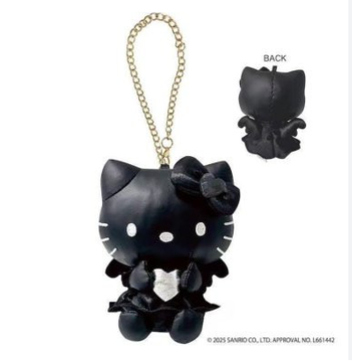 日本限定2025 皮革HELLO KITTY挂件-（两款可选）