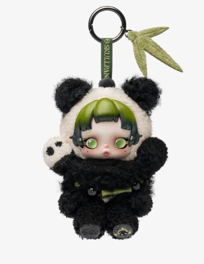 POP MART Skullpanda: PLUSH PENDANT - Lazy Panda熊猫吊卡
