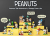 POP MART X PEANUTS花生漫画史努比75周年纪念版盲盒