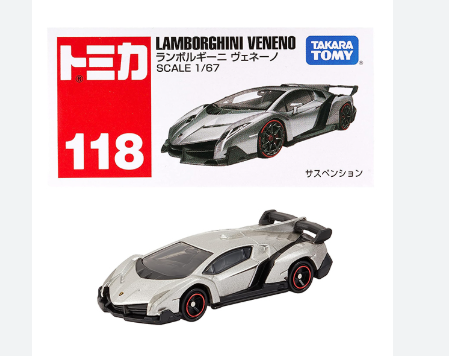 TOMICA玩具车- 118 兰博基尼Veneno