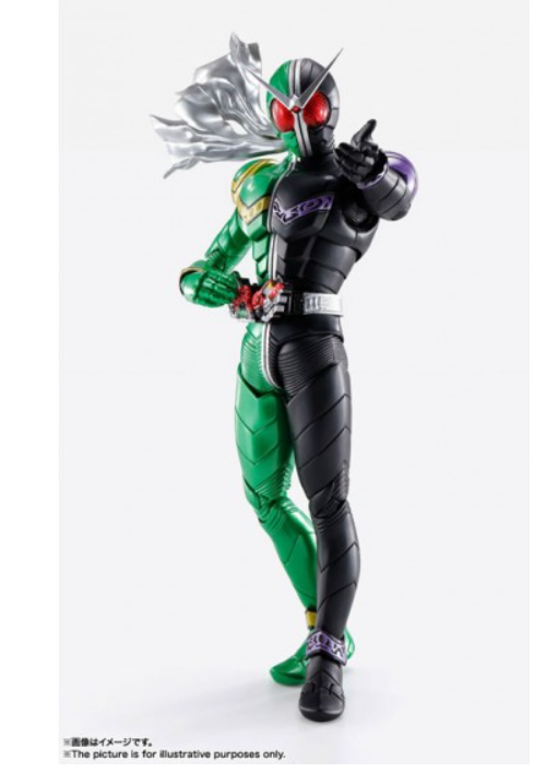 SHFiguarts KAMEN RIDER DOUBLE CYCLONE JOKER (FUUTO PI Ver.) REISSUE "Masked Rider", TAMASHII NATIONS(SHINKOCCHOU SEIHOU)