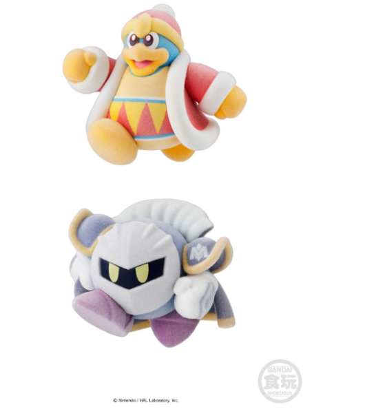 Kirby PuPuPu Flocky Doll, "Kirby" (Box of 8), Bandai Shokugan