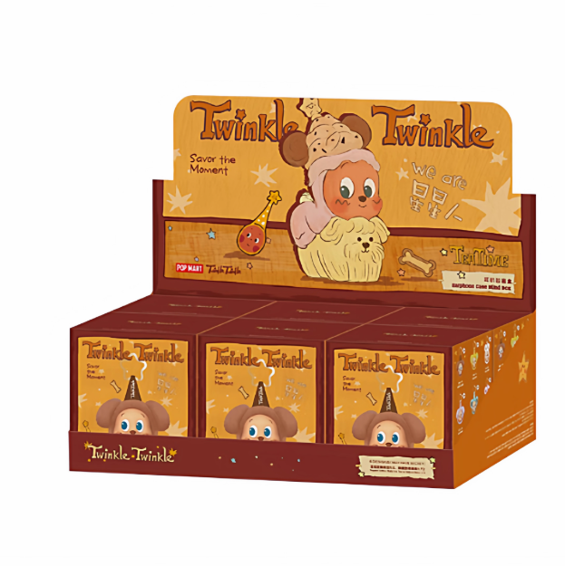 POP MART星星人美味时刻系列耳机包盲盒-明盒