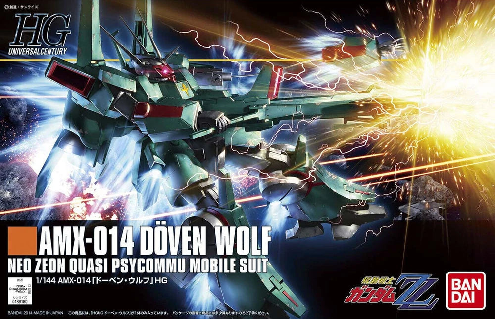HG - Bandai - #173 HGUC AMX-014 DOVEN WOLF
