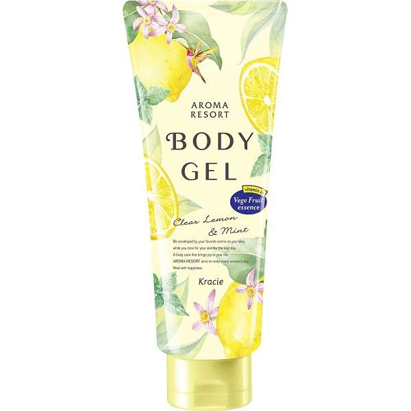 Japan KRACIE AROMA RESORT Limited Body Moisturizing Gel - Lemon Mint