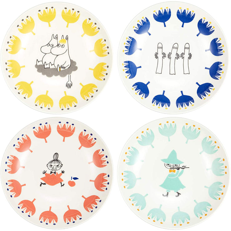 Japanese MOOMIN Cartoon Cute Tableware-4 Pack 