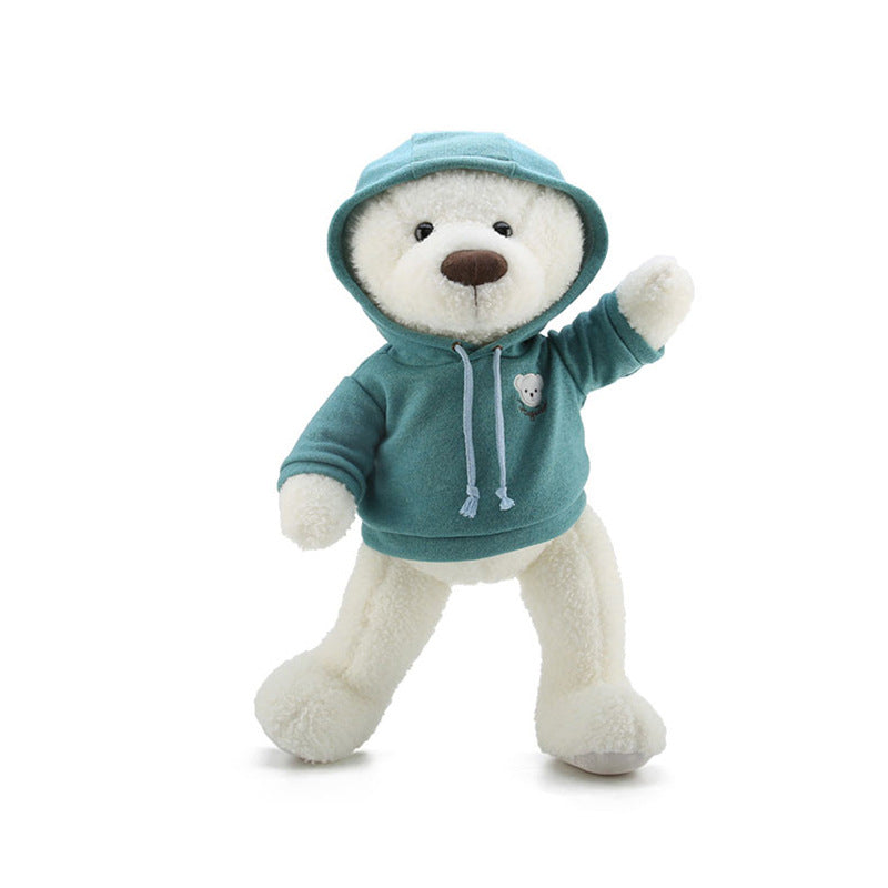 Domestic doll hugging baby - sweater bear (three colors optional)