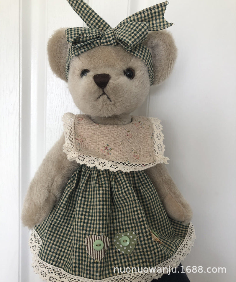 国货可爱泰迪熊可活动情侣陪伴熊玩偶35cm-多款可选