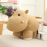 Domestic product cute cartoon elephant hippopotamus doll-multiple options