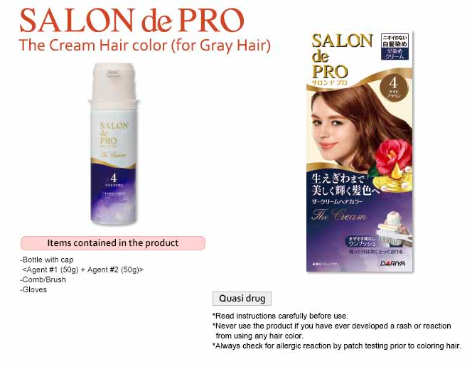 Japan DARIYA SALON DE PRO White Hair Dye - (various options)
