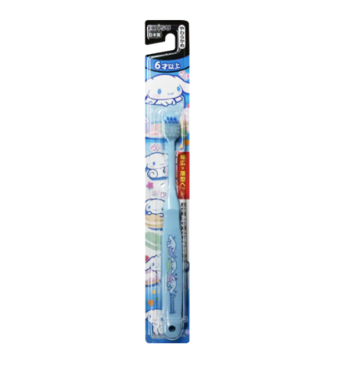 Japan EBISU Cinnamon Dog Pattern Toothbrush for Children Over Six Years Old - (Random Color)