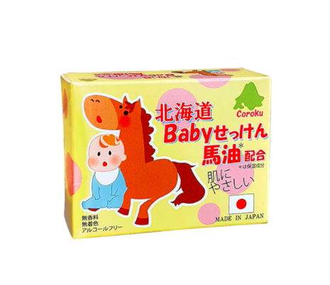 日本北海道COROKU儿童马油肥皂-80g