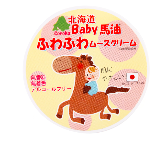 日本北海道COROKU儿童马油保湿面霜-200g