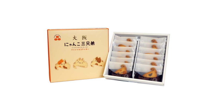 日本三兄弟猫咪挂耳饼干