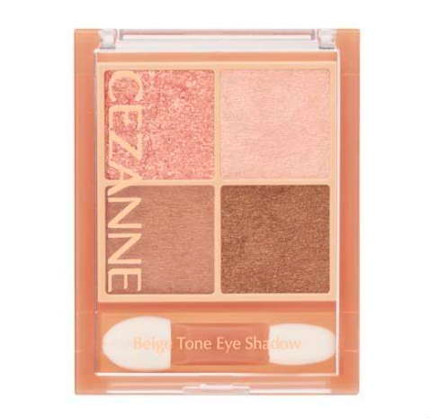 Japan CEZANNE four-color eyeshadow palette Beige Tone-02 Rosie Beige 
