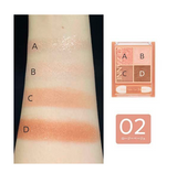 Japan CEZANNE four-color eyeshadow palette Beige Tone-02 Rosie Beige 