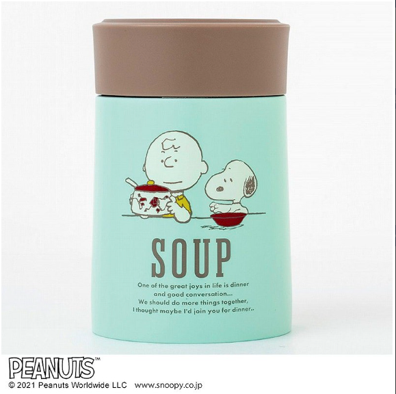日本SNOOPY 真空保温汤罐书-含有食谱和保温瓶