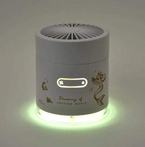 日本迪士尼USB风扇＋加湿器+LED灯