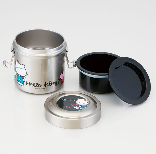 日本SKATER HelloKitty 保温饭盒-480ml