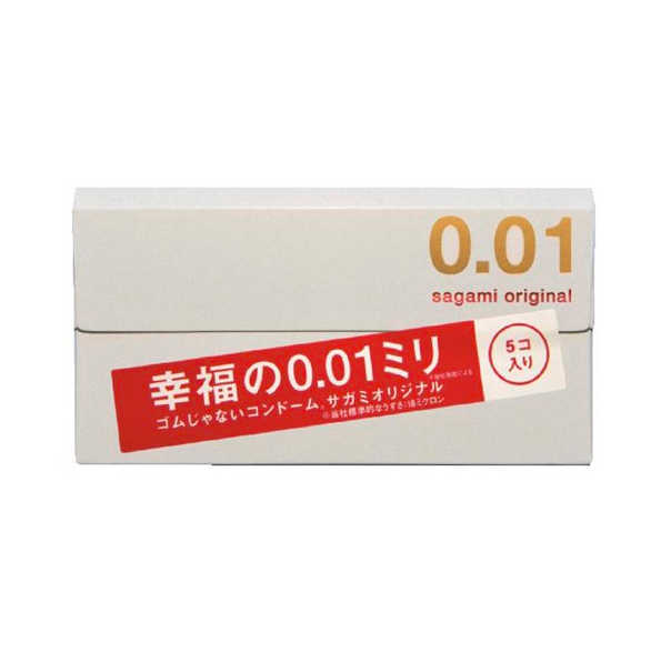 Sagami original 0.01 Happy Condom-5pcs