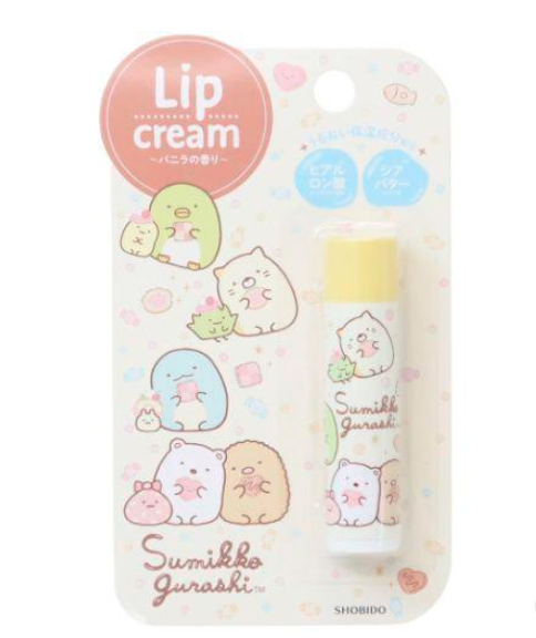 Japanese sumikko gurashi lip balm - vanilla flavor