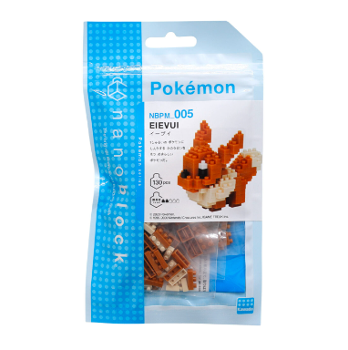 Pokemon KAWADA nanoblock NBPM_005 Eevee micro-sized building block